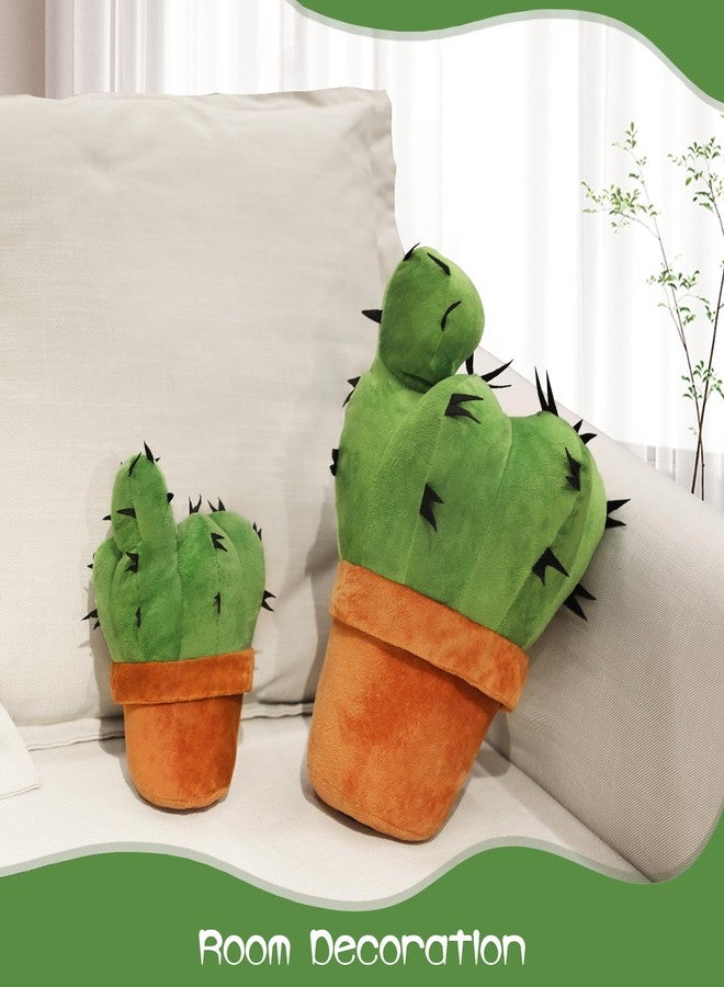 OtGalk Cactus Shape Pillow-3D Throw Pillow Sofa Cactus Shaped Pillow Plush Cactus Decorative Pillow Office Bed Cushion for Couch Sofa Living Room Home Decor for Plant Lovers, Garden Lovers (9.8 inch) - Image 4