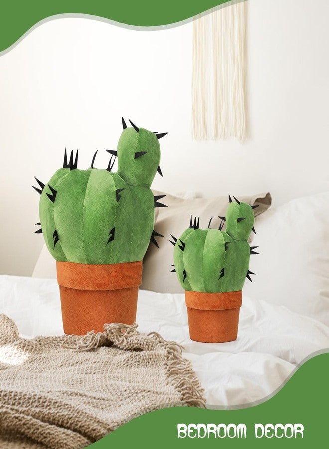OtGalk Cactus Shape Pillow-3D Throw Pillow Sofa Cactus Shaped Pillow Plush Cactus Decorative Pillow Office Bed Cushion for Couch Sofa Living Room Home Decor for Plant Lovers, Garden Lovers (9.8 inch) - Image 5