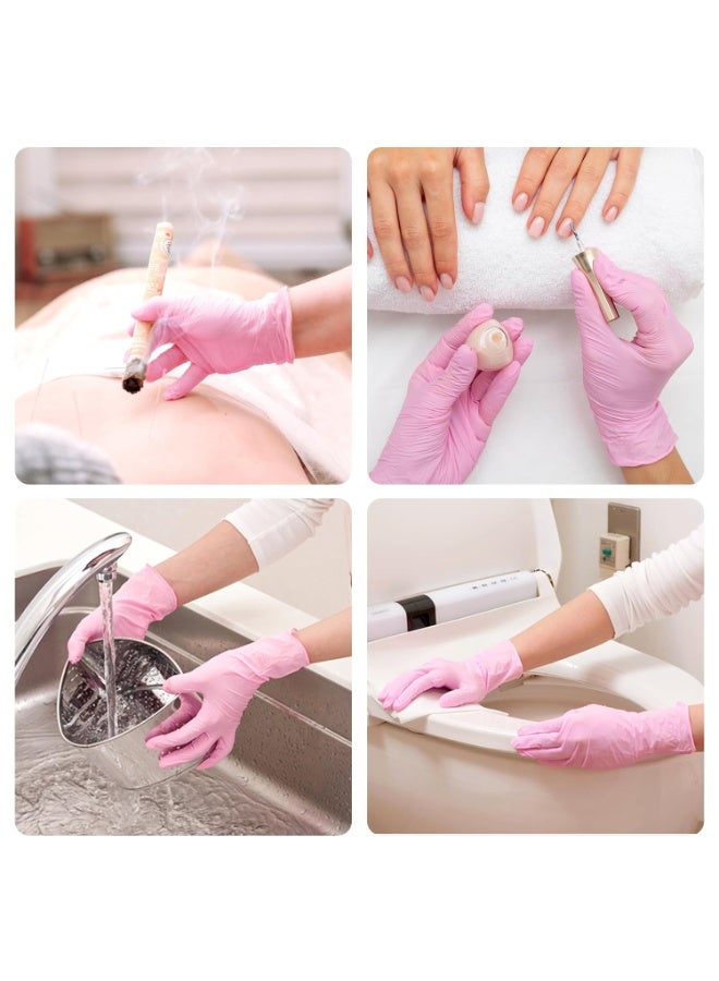 Health Kitchen & Bath Gloves 20pcs – Nitrile Gloves for Hands, Non-Slip, Flexible and Durable, Antibacterial, Powder-Free, Odorless and Hypoallergenic, Touchscreen Compatible, Hand Protection for Kitchen and Bathroom Cleaning, High Strength and Elasticity, Non-Slip Gloves for Cooking, Washing, and Household Chores - Image 4