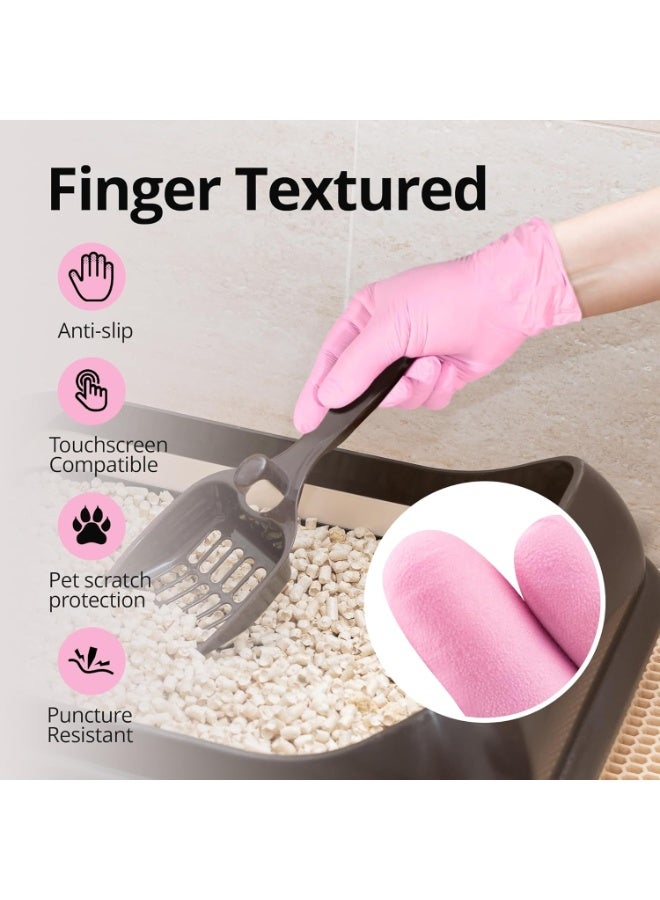 Health Kitchen & Bath Gloves 20pcs – Nitrile Gloves for Hands, Non-Slip, Flexible and Durable, Antibacterial, Powder-Free, Odorless and Hypoallergenic, Touchscreen Compatible, Hand Protection for Kitchen and Bathroom Cleaning, High Strength and Elasticity, Non-Slip Gloves for Cooking, Washing, and Household Chores - Image 3