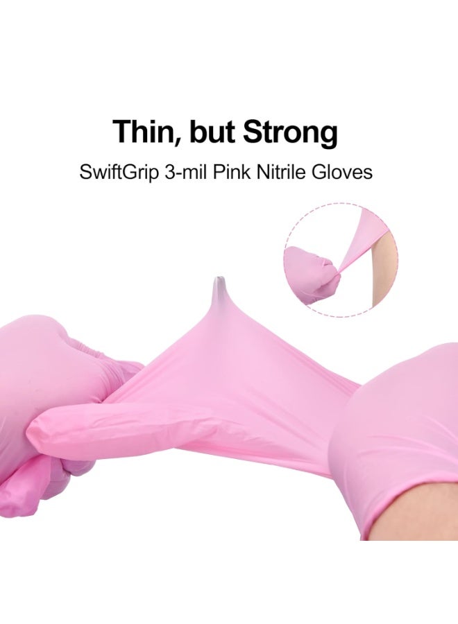 Health Kitchen & Bath Gloves 20pcs – Nitrile Gloves for Hands, Non-Slip, Flexible and Durable, Antibacterial, Powder-Free, Odorless and Hypoallergenic, Touchscreen Compatible, Hand Protection for Kitchen and Bathroom Cleaning, High Strength and Elasticity, Non-Slip Gloves for Cooking, Washing, and Household Chores - Image 5
