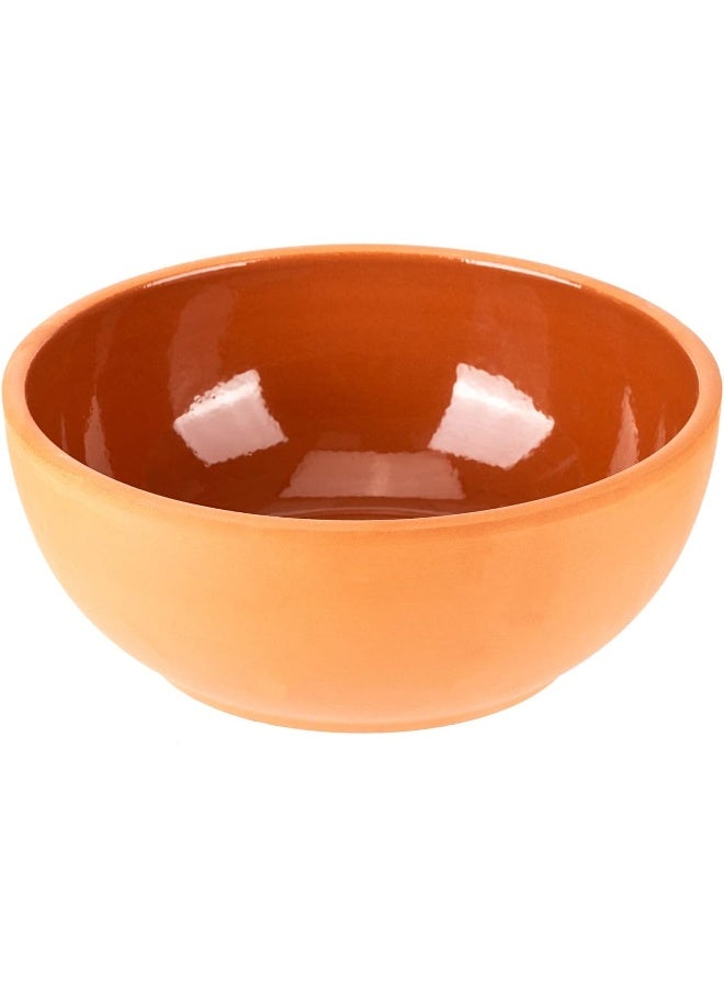 AKDC Round Bowl 20Cm X 20Cm X 8Cm Clay Colour - Image 1