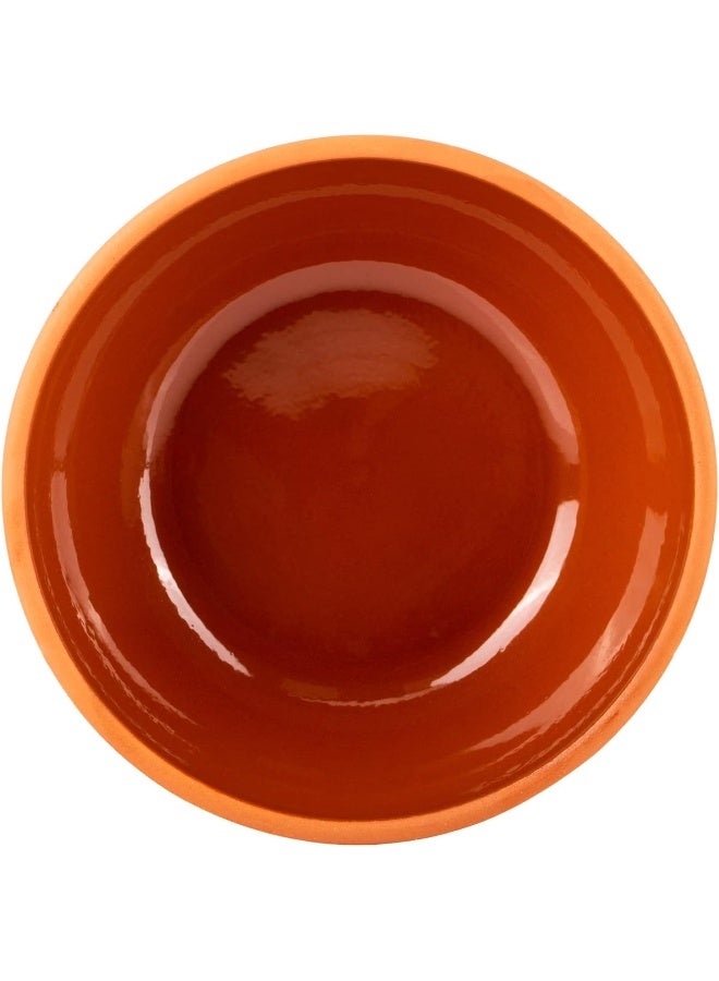 AKDC Round Bowl 20Cm X 20Cm X 8Cm Clay Colour - Image 3