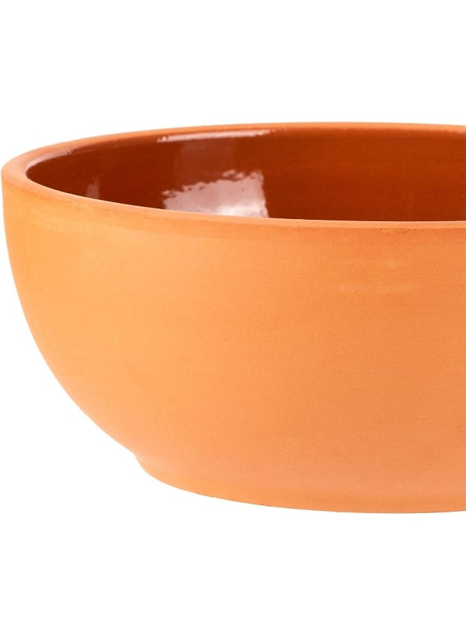 AKDC Round Bowl 20Cm X 20Cm X 8Cm Clay Colour - Image 2