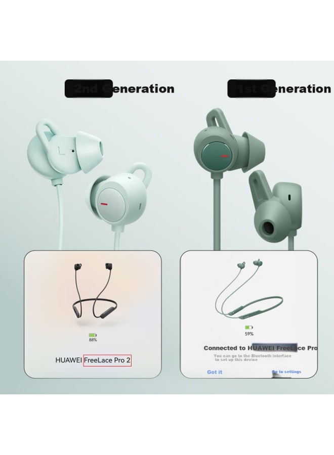 Masentek Silicon Ear Tips For Huawei Freelace Pro2 Bluetooth Earphones - Blue, 1 Pair - Image 2