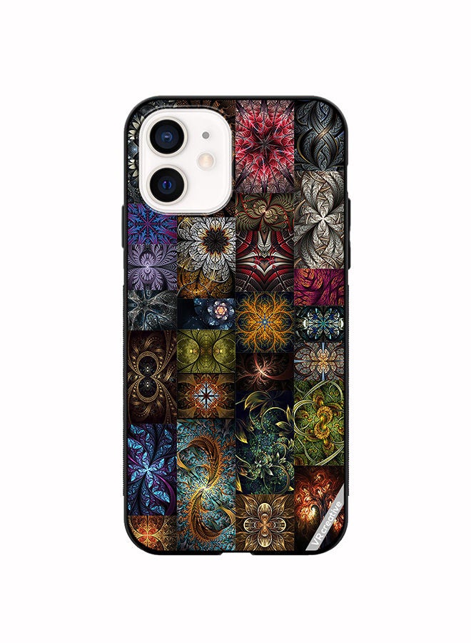 VR CREATIVE Protective Case Cover For Apple iPhone 12 30 Mind Blowing Pieces Of Algorithmic Fractal Art Design Multicolour - Image 1