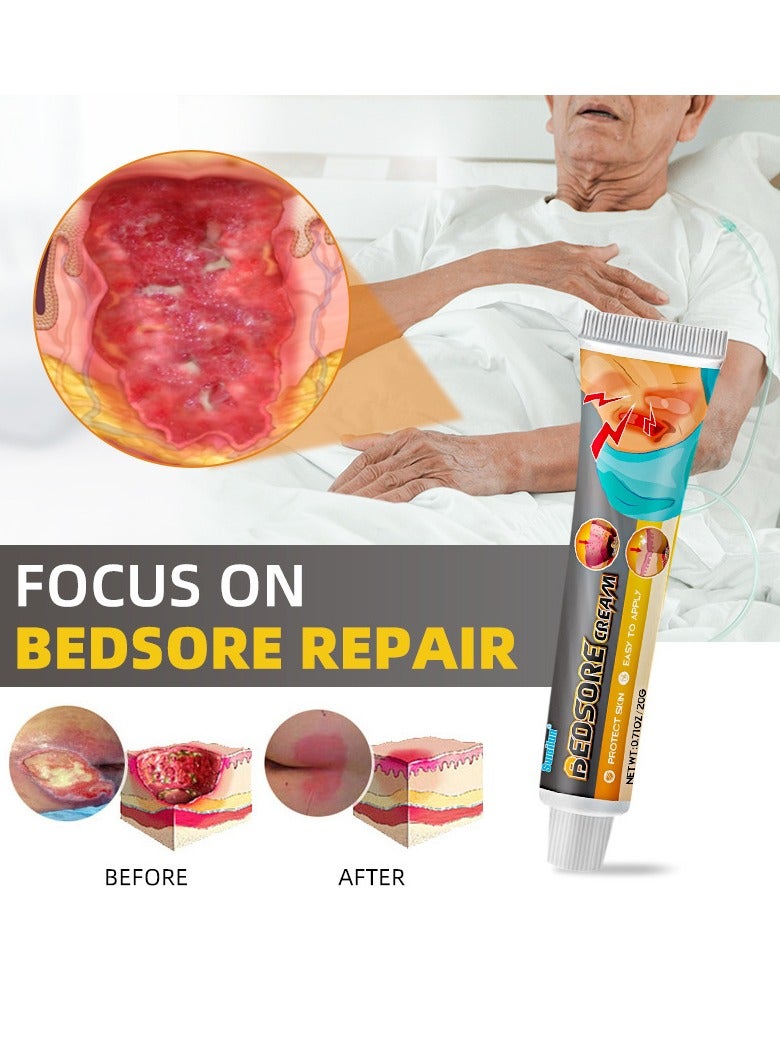 سوميفون كريم قرحة الفراش ، كريم شفاء تخفيف قرحة الضغط لعلاج تقرحات الفراش ، القرحة ، تقرحات الضغط ، التئام الجروح ، الجلد وتقرحات الجلد التي يصعب شفاؤها 20 جرام - Image 4