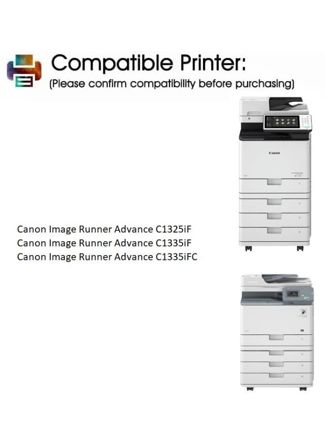 C-EXV 48 Black Toner Cartridge Replacement For Canon IR ADV C1325iF, IR ADV C1335iF, IR ADV C1335iFC (Black) - Image 5