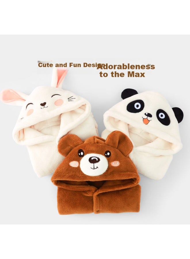 Youqi Yooqi Baby Hooded Cape Cloak For Autumn And Winter, Windproof Baby Wrap For Going Out, Thickened Windproof Winter Children's Coat With Hood  - Image 2