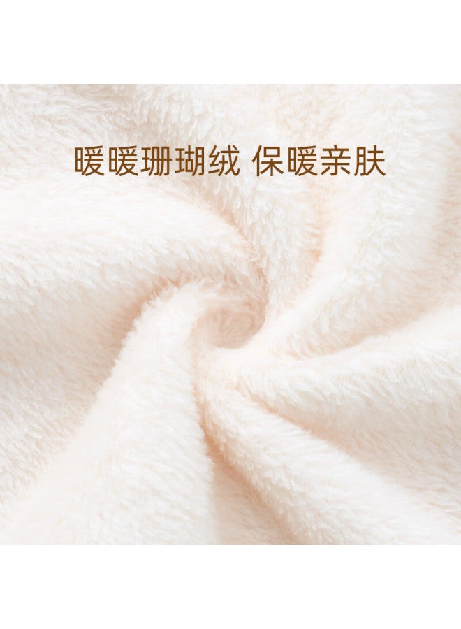 Youqi Yooqi Baby Hooded Cape Cloak For Autumn And Winter, Windproof Baby Wrap For Going Out, Thickened Windproof Winter Children's Coat With Hood  - Image 1