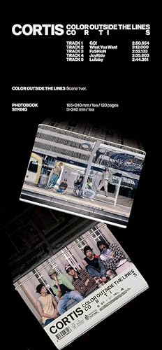 Koread CORTIS COLOR OUTSIDE THE LINES 1st EP Album Photobook Scene 1 Ver - Image 3