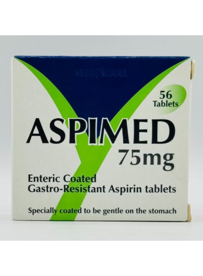 Aspimed Tablets 75mg 56'S