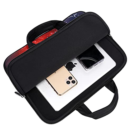 Baocool 11" 11.6" 12" 12.1" 12.5" inch Laptop Carrying Bag Chromebook Case Notebook Ultrabook Bag Tablet Cover Neoprene Fit Samsung Google Acer HP DELL Lenovo Asus (11 11.6 12.1 12.2 inch, Football Fire) - Image 5