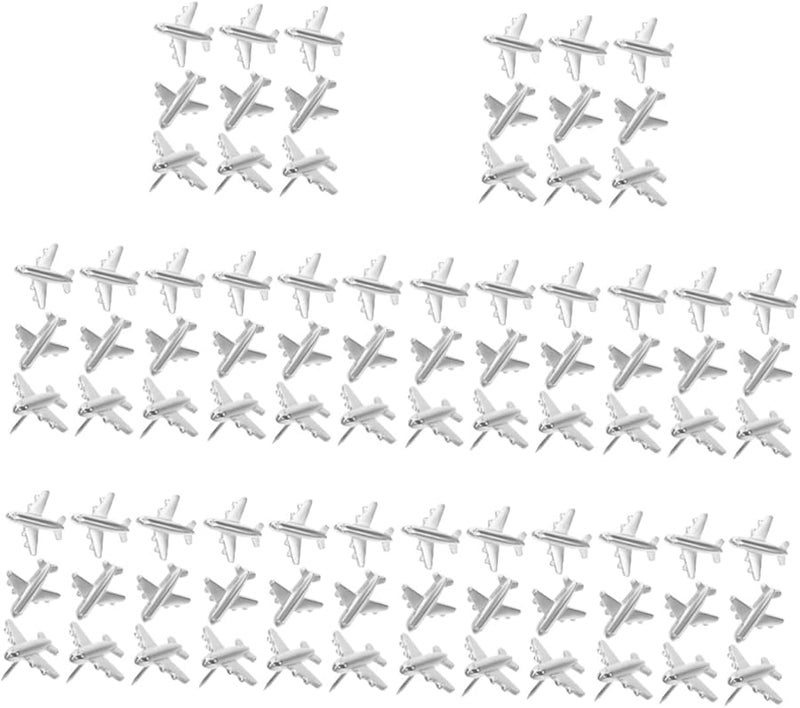 VILLCASE 120 Pcs Decorative Push Pins Metal Thumb Tacks for Office Bulletin Board - Image 2