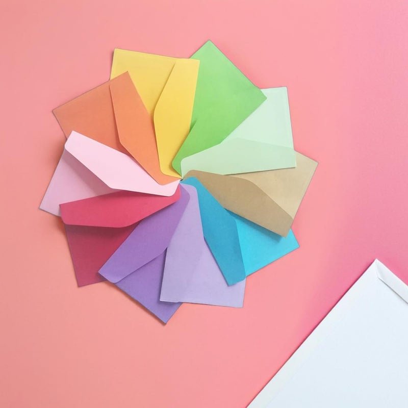 50pcs Small Coin Envelopes 11 5x8cm Colored Kraft Paper With Adhesive Flap For Storage - Image 5