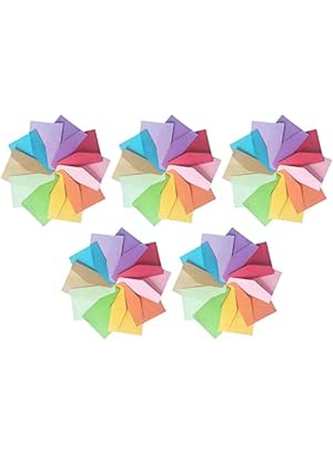 50pcs Small Coin Envelopes 11 5x8cm Colored Kraft Paper With Adhesive Flap For Storage - Image 1