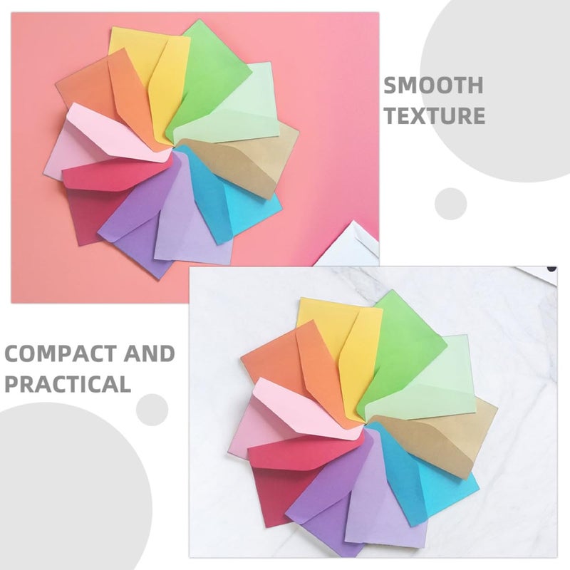 50pcs Small Coin Envelopes 11 5x8cm Colored Kraft Paper With Adhesive Flap For Storage - Image 4