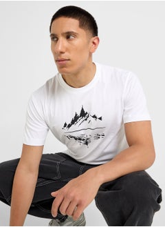 Seventy Five Basics Printed T-Shirt  - Image 1