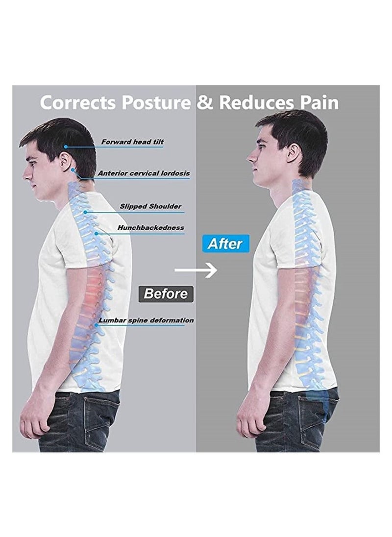 DMG TECH - Back Brace, Posture Corrector For Women And Men - M - Image 1
