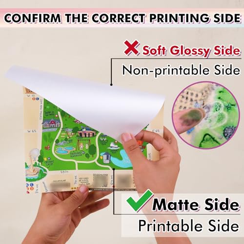 KOALA PAPER Waterproof Paper for Inkjet Printer, 8.5x11 Inch 30 Sheets, Matte White Tear-Resistant Printable Paper, Durable and Quick-Drying - Image 2