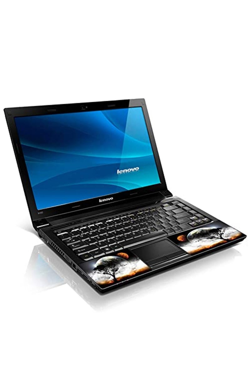 LSS Laptop 17-17.3" Skin Cover with Colorful Earth and Moon Eclipse Pattern - Image 4