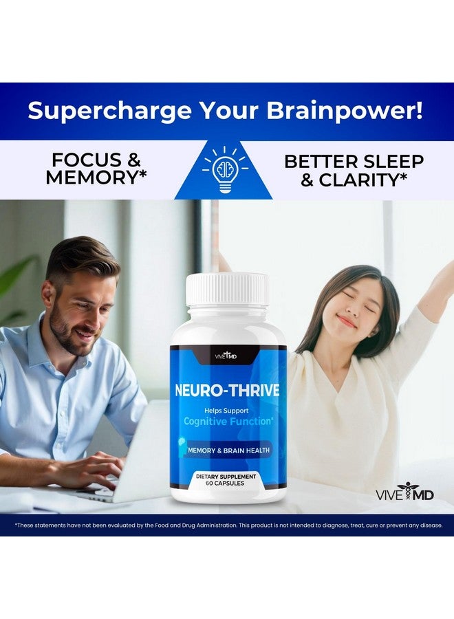 VIVE MD Neuro Thrive Brain Supplement - Official Formula - Neuro Thrive PQQ, Neuro Thrive for Extra Strength with Ginkgo Biloba Extract, Siberian Ginseng Extract (5 Pack) - Image 5