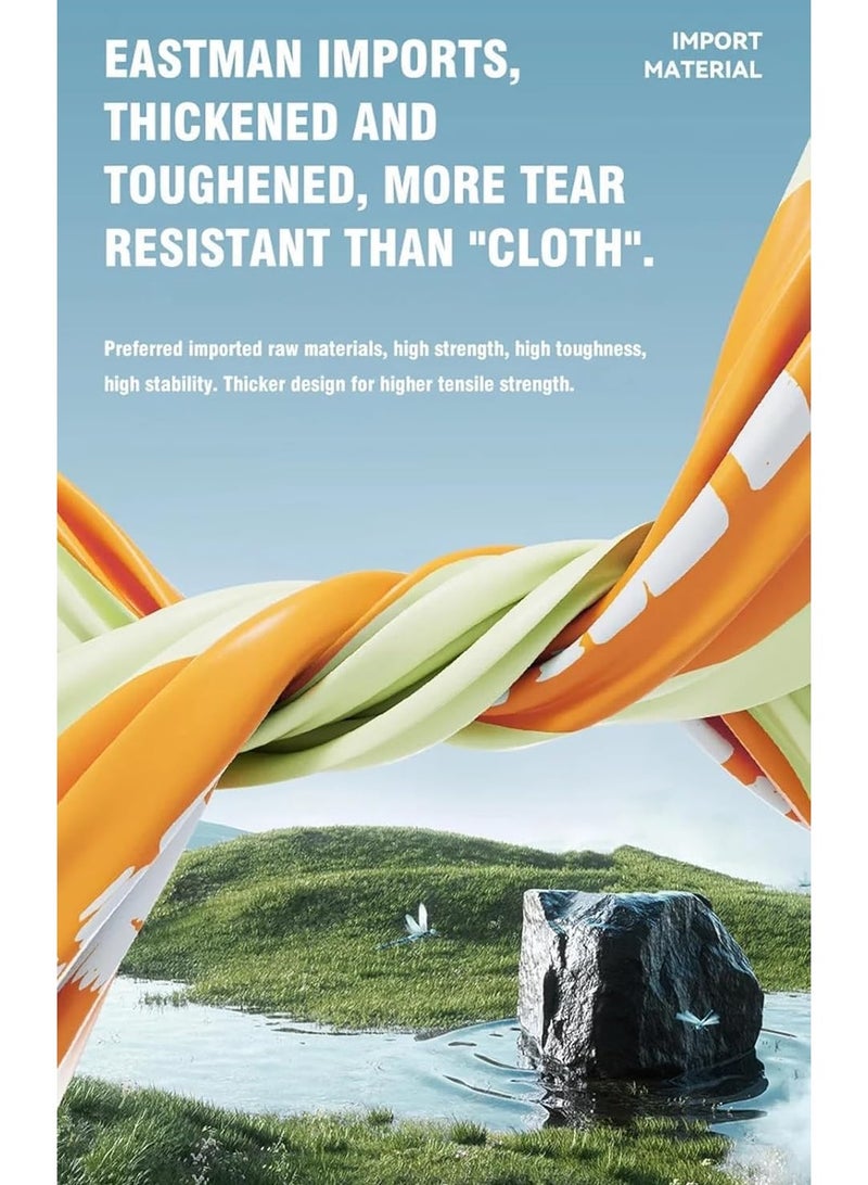 تابيت مسبح، مسبح قابل للنفخ للأطفال الصغار والكبار، مسبح حديقة بثلاث طبقات سميكة، مسبح عائلي قابل للنفخ كامل الحجم، مناسب للفناء الخلفي والحديقة الخارجية (210*56*145 سم) - Image 3