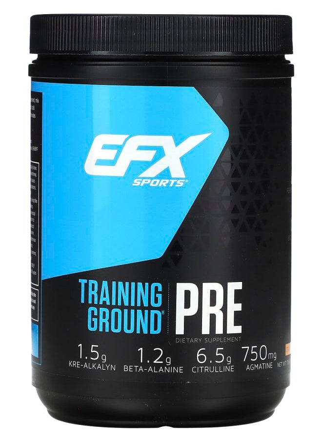 EFX SPORTS Training Ground PRE Orange Mango 1 lb 1.64 oz (500 g) 
