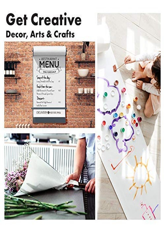 The Paper Factory LLC Durable Art Easel Paper Roll 24" x 150' --- for Kids Crafts, Drawing & Painting – White Easel Paper Roll for Art Tables, Classrooms & Home Projects - Image 2