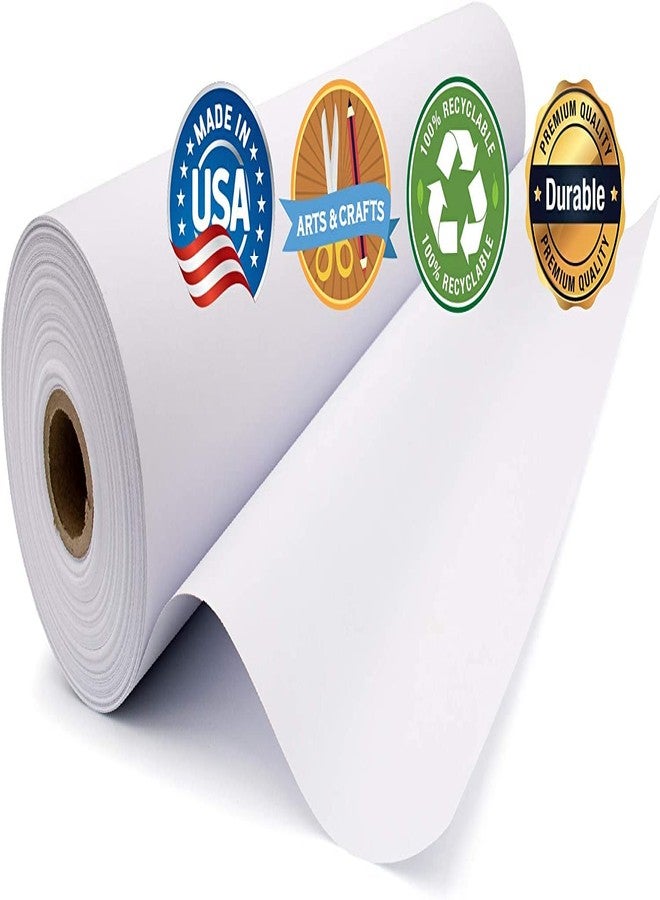 The Paper Factory LLC Durable Art Easel Paper Roll 24" x 150' --- for Kids Crafts, Drawing & Painting – White Easel Paper Roll for Art Tables, Classrooms & Home Projects - Image 4