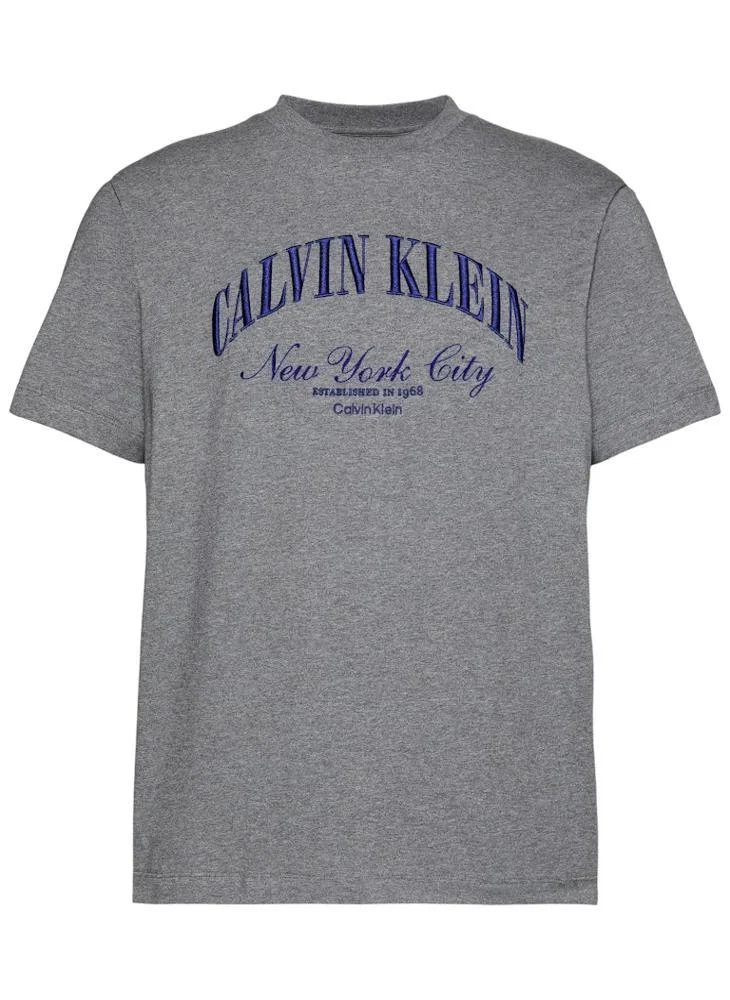 Calvin Klein Jeans  Embroidered NYC Logo T-shirt for Men | Best Price UAE