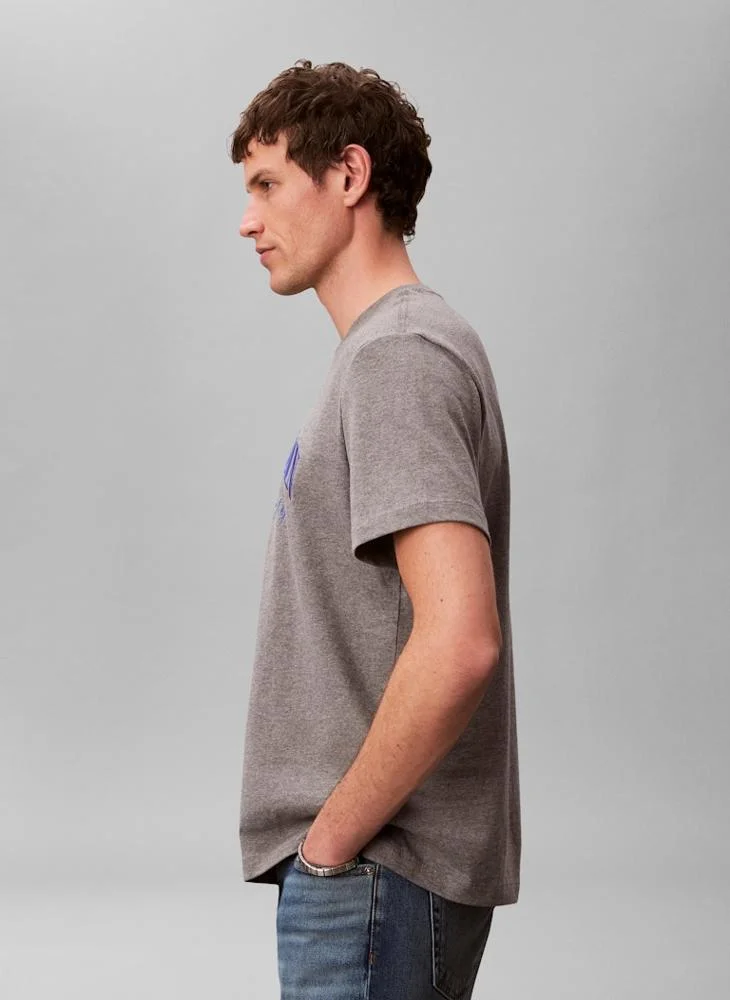 Calvin Klein Jeans  Embroidered NYC Logo T-shirt for Men | Best Price UAE