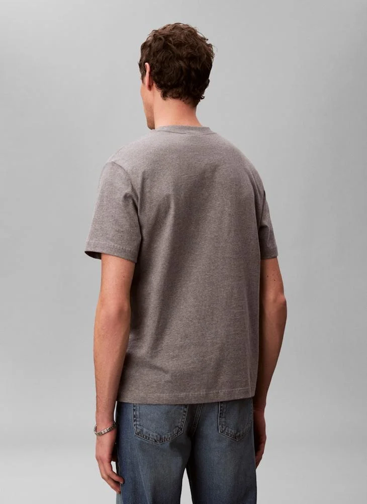 Calvin Klein Jeans  Embroidered NYC Logo T-shirt for Men | Best Price UAE