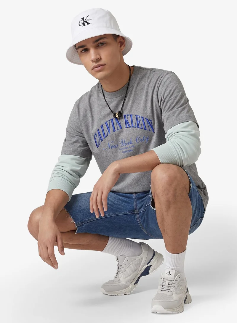 Embroidered NYC Logo T-shirt