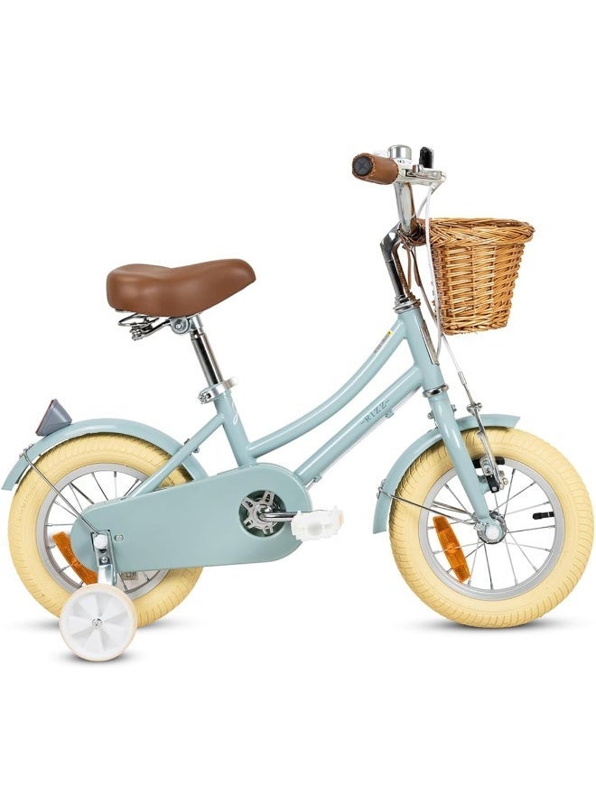 RIZZ Platinum Junior 14-Inch Kids Bike | 14-Inch Wheel Size | Adjustabe Seat | Training Wheels | Grey - Image 2