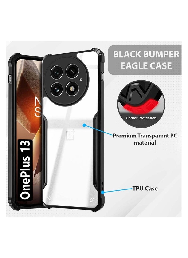 Generic - OnePlus 13 Shockproof Crystal Clear Back Cover Case 360 Degree Protection Transparent Back Cover for OnePlus 13 5G - Image 1