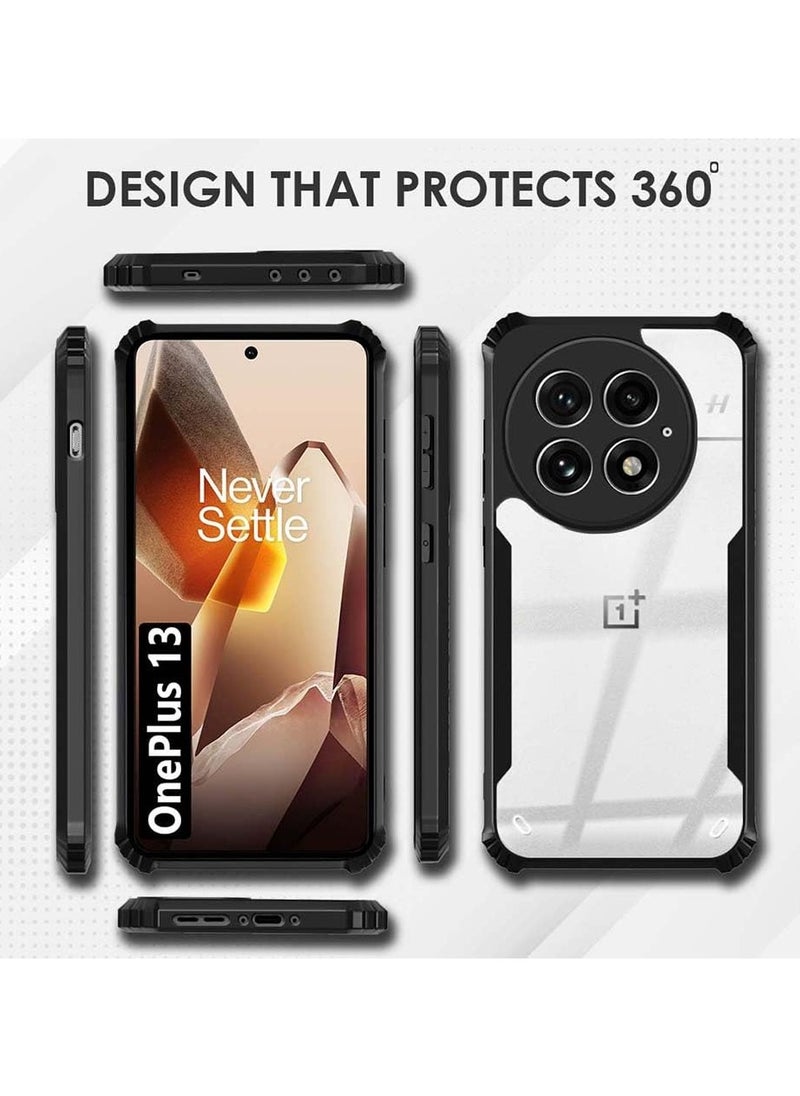 Generic - OnePlus 13 Shockproof Crystal Clear Back Cover Case 360 Degree Protection Transparent Back Cover for OnePlus 13 5G - Image 1
