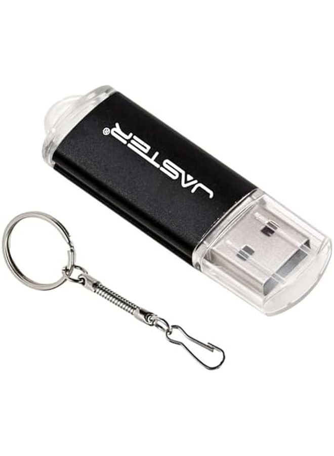 8GB Black USB 2 0 Flash Drive With Key Chain Fashion Pendrive Gift 9 Colors - Image 1
