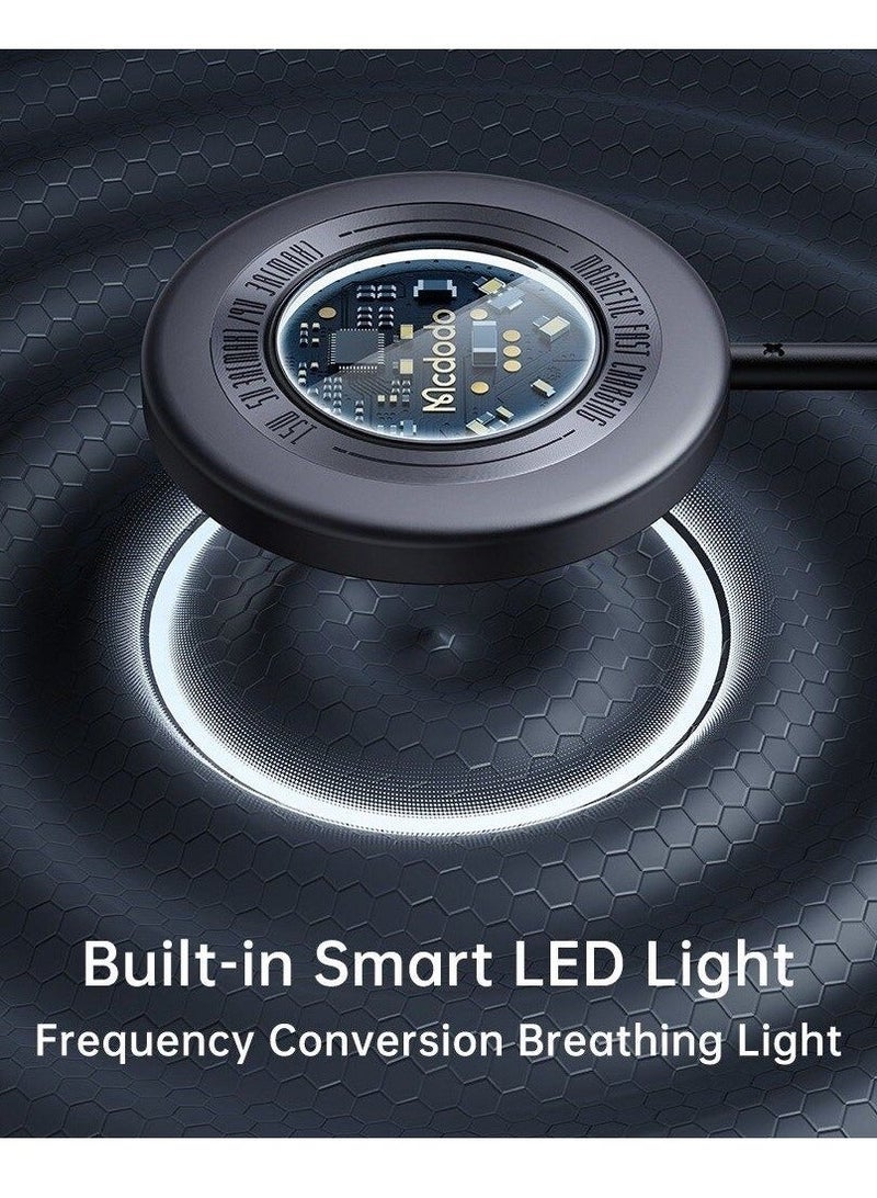 مكدودو شاحن حثي مغناطيسي شفاف من ماكدودو CH-2330 بقوة 15 واط - Image 3