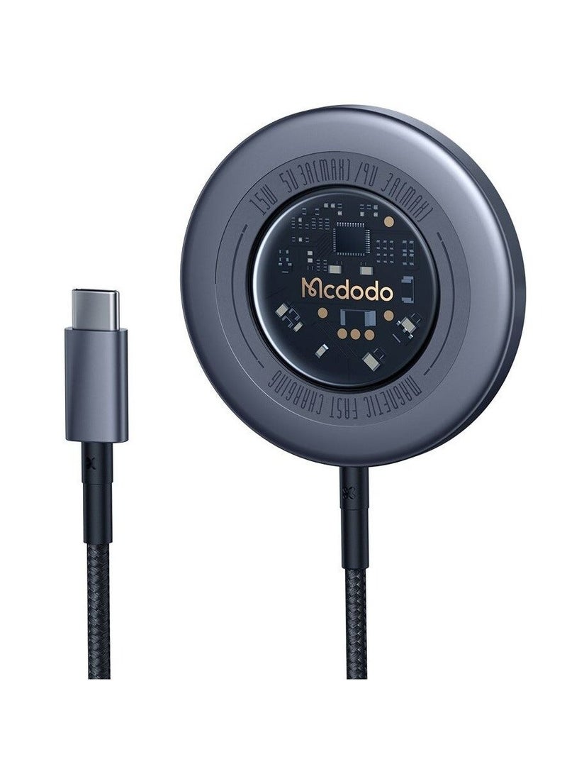 مكدودو شاحن حثي مغناطيسي شفاف من ماكدودو CH-2330 بقوة 15 واط - Image 2