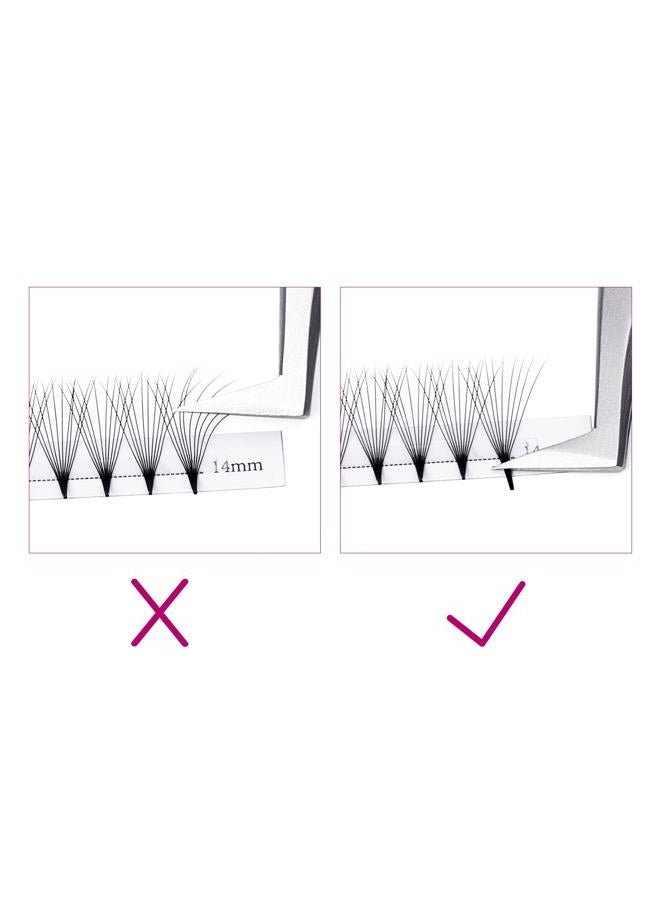 FADLASH Lash Extension 10D 0.07 Premade Fans Eyelash Extensions D Curl Mix Tray Volume Short Stem (10D-0.07-D, 8-14mm Mix) - Image 5
