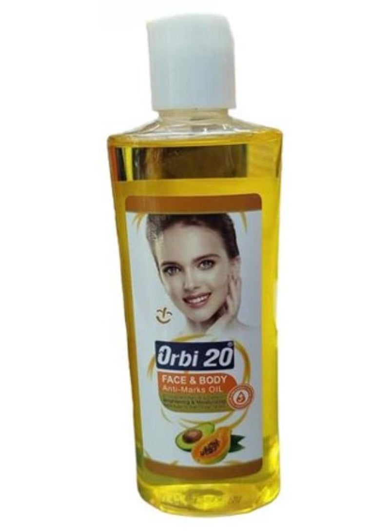 Papaya & Avocado Anti-Marks Brightening  Moisturizing Face And Body Oil 200 ml
