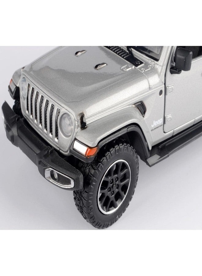 Motormax Toy 2021 Gladiator Overland (Closed Top) Pickup Truck Silver Metallic 124-127 Diecast Model Car by Motormax 79365 - Image 4