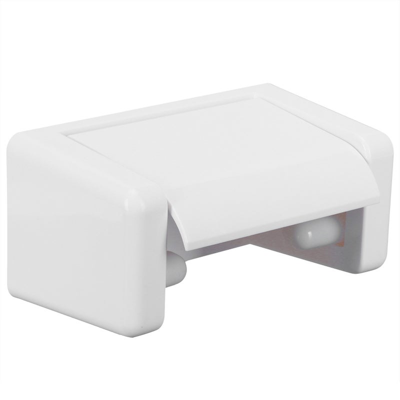 Wall Mounted Toilet Paper Holder Roll Paper Holder Toilet Tissue Rack for BathroomWhite - Image 4