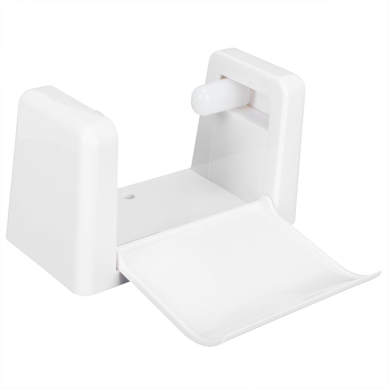 Wall Mounted Toilet Paper Holder Roll Paper Holder Toilet Tissue Rack for BathroomWhite - Image 5