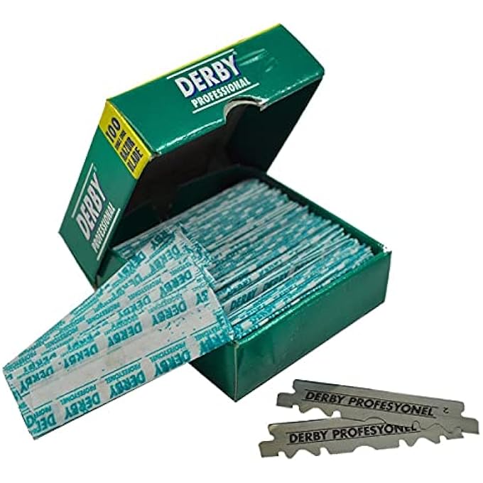 Derby Professional Single Edge Razor Blades 100 Count Pack of 2 - Image 3