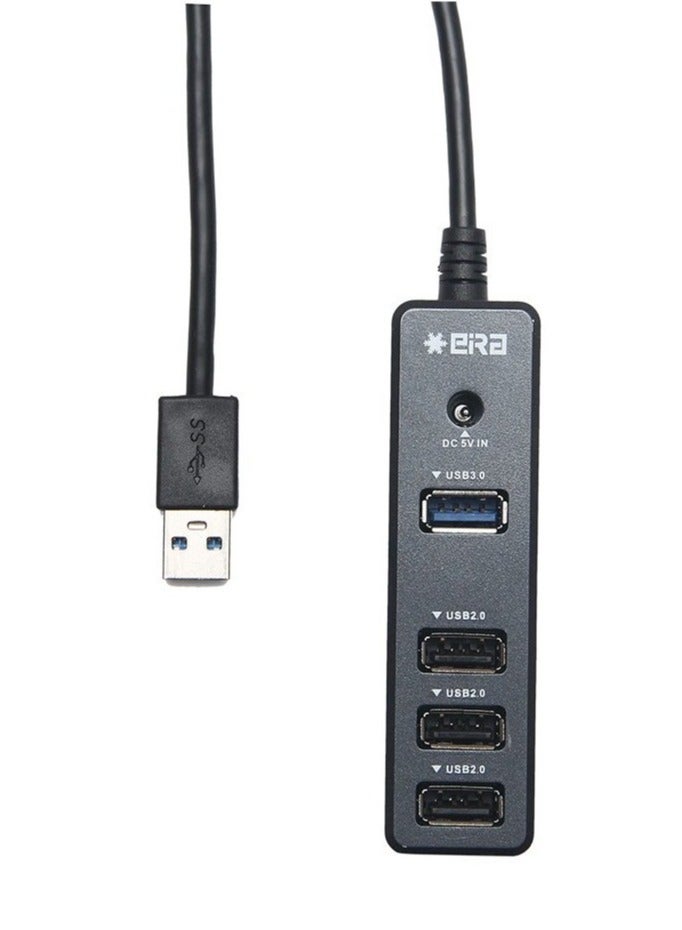 ELTRAZONE High-Speed Type-A USB 2.0 Combo HUB with 4 Dedicated Slots (1 Upstream and 4 Downstream USB Ports) with Support up to 2TB HDD - Image 5