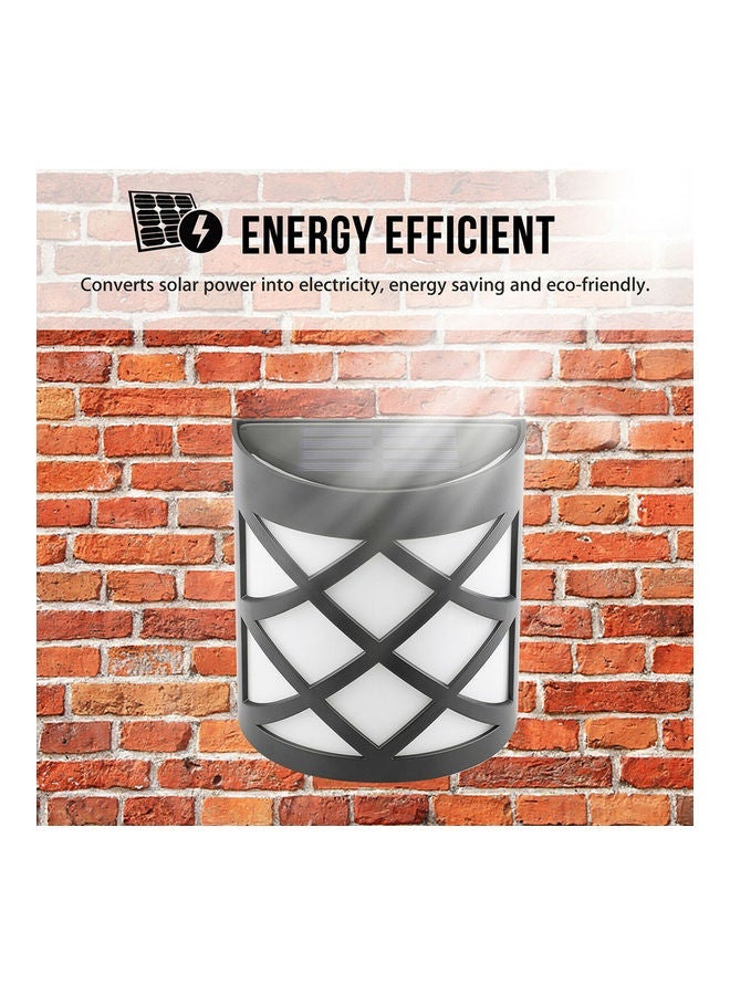 NIBEMINENT Solar Powered Wall Lamp Multicolour 13.9x5.9x10.5cm - Image 3