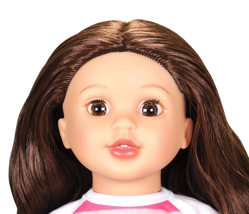 Lotus Bumbleberry Girls 15" Girl Doll Serena, Brunette - Image 3