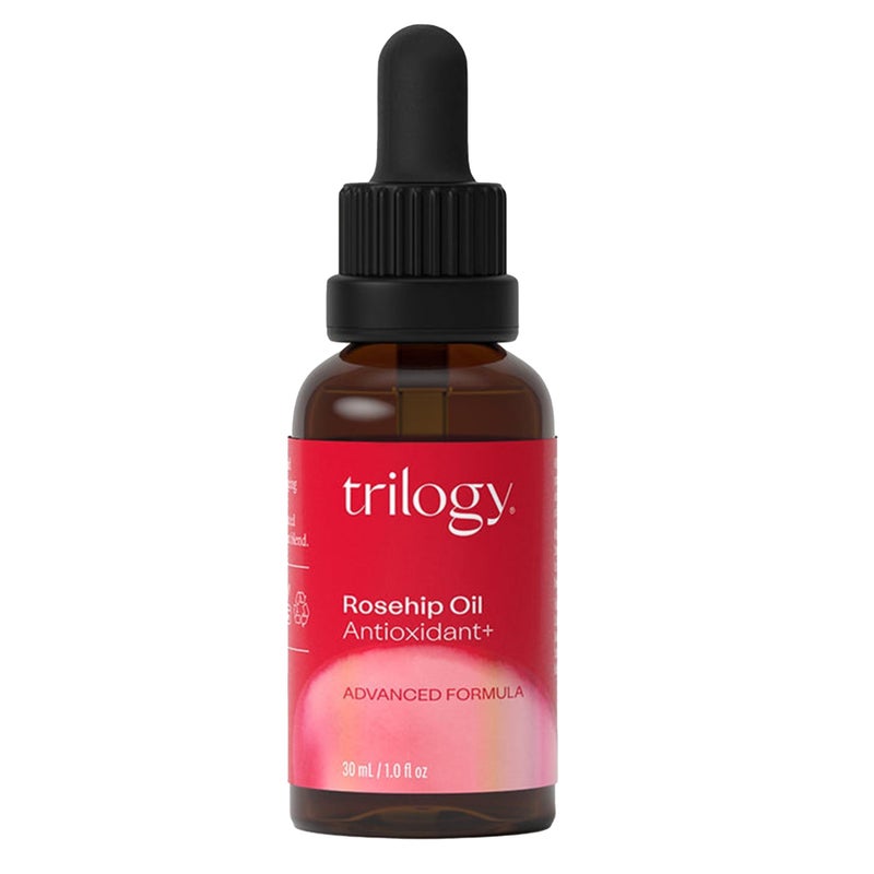 Trilogy Rosehip Oil Antioxidant Certified Organic Hydration  Repair Beauty Oil 10 fl oz